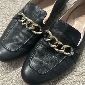 Paul Green Super Soft Loafers with Gold Chain Detail